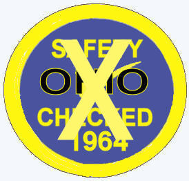(image for) 1964 Ohio Safety Check Inspection Sticker